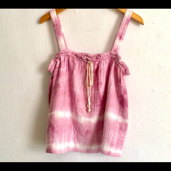 MADEWELL x Warm Tie Dye Drawstring Tank Top - Picture 7 of 10